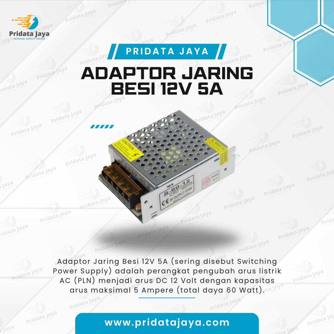 Adaptor Jaring Besi 12V 5A