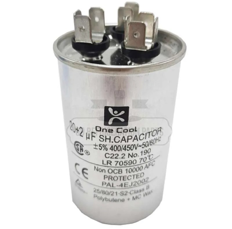 Kapasitor AC SSF/Max 20mf 400v Aluminium