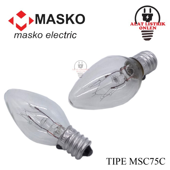 Lampu Cabe Masko E12 Clear