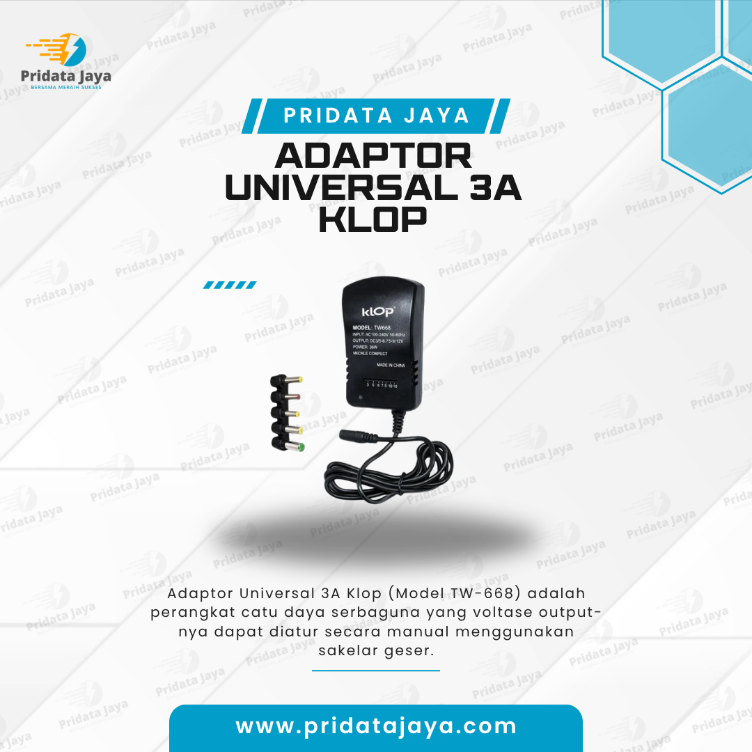 Adaptor Universal 3A Klop
