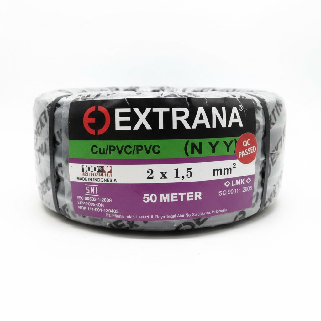Kabel Extrana NYY 2x 1,5 50m