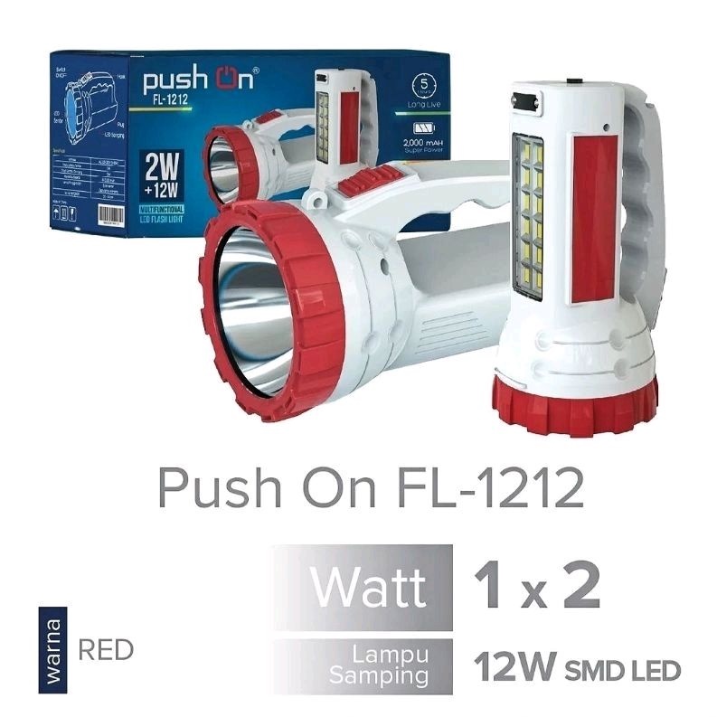 Senter Push On FL 1212