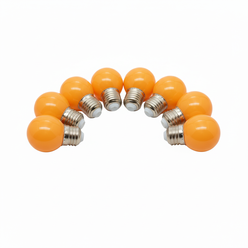 Led Warna Lumment Dekorasi Orange