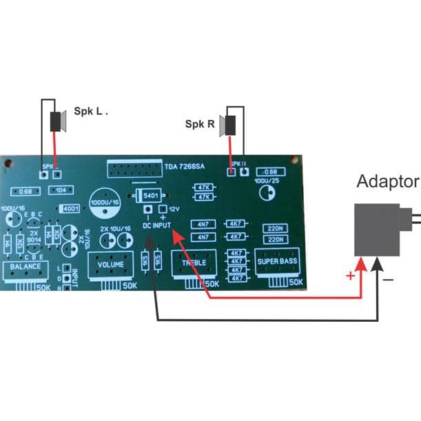 Kit Active Speaker 80w Keane Belt