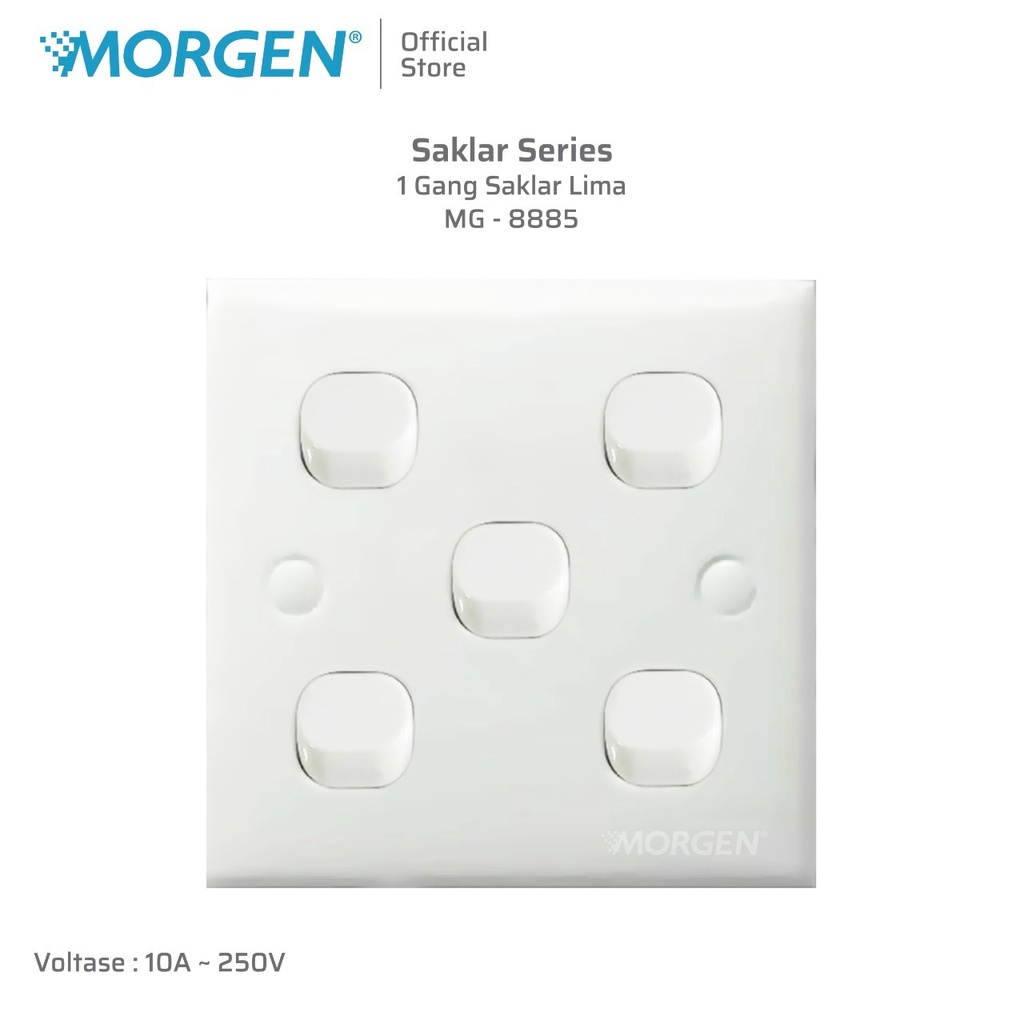Saklar Morgen 5 Gang IB MG-8885
