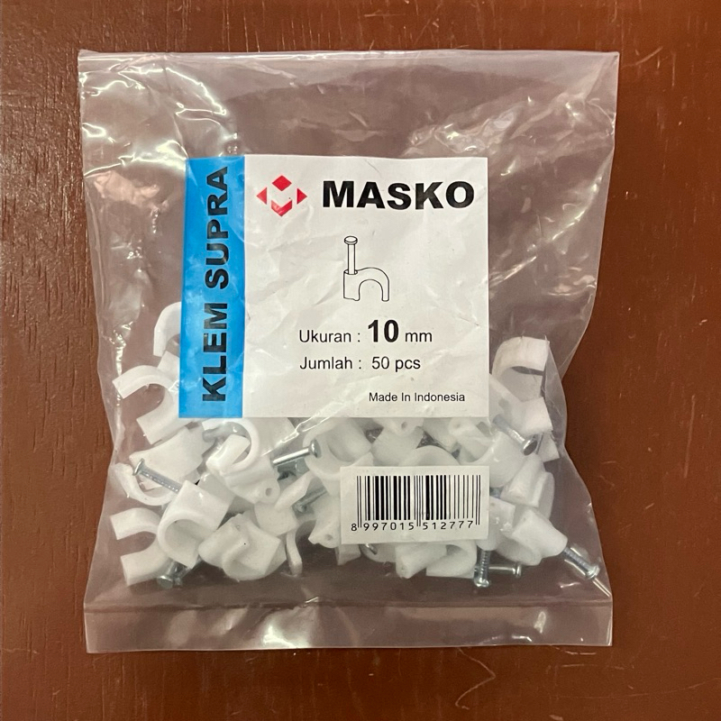 Klem Masko Supra Putih No 10