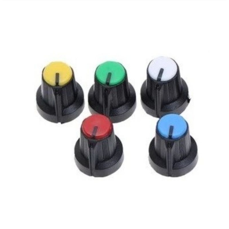 Knop Potensio Drat Kuning MA01 Kecil