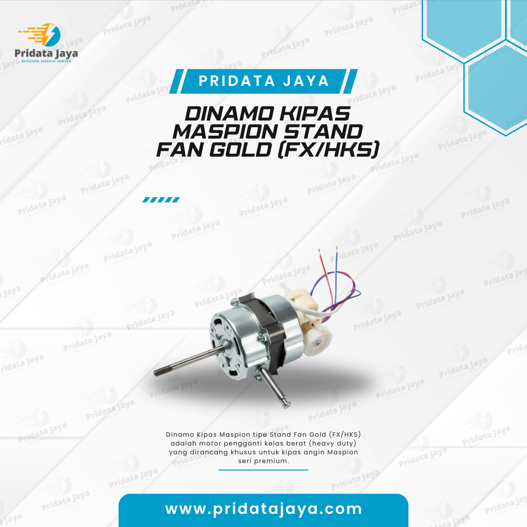 Dinamo Kipas Maspion Stand Fan Gold (FX/HKS)