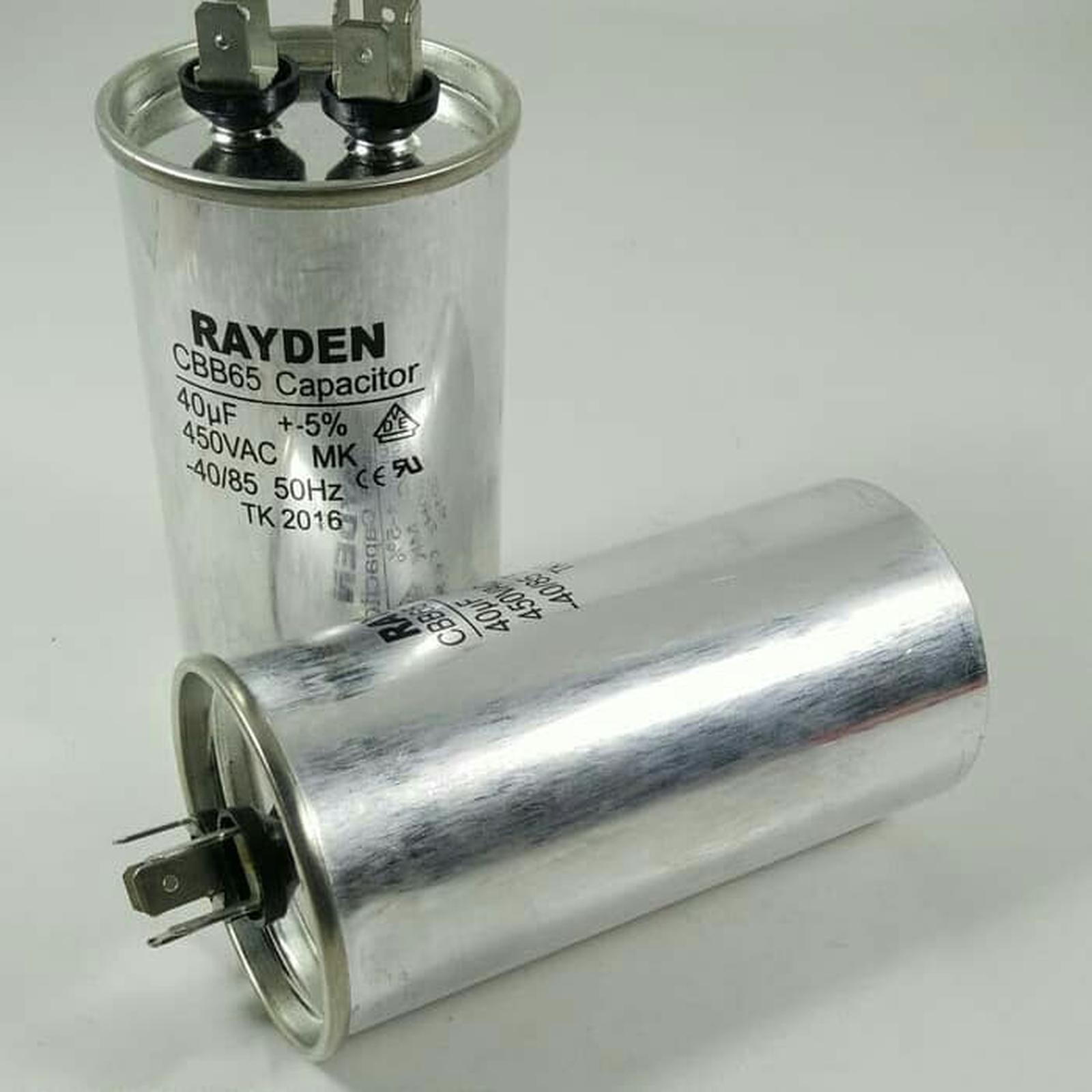 Kapasitor AC Rayden 40mf 450v Aluminium