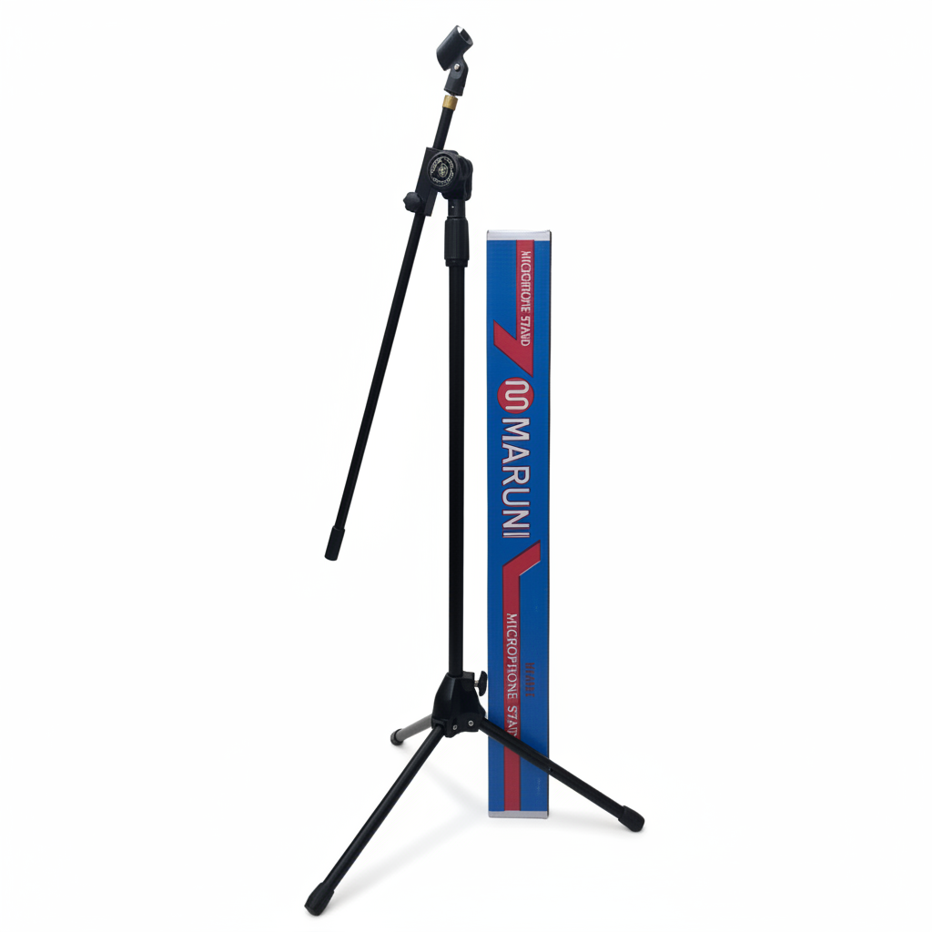 Stand Mic Maruni Panjang Hitam