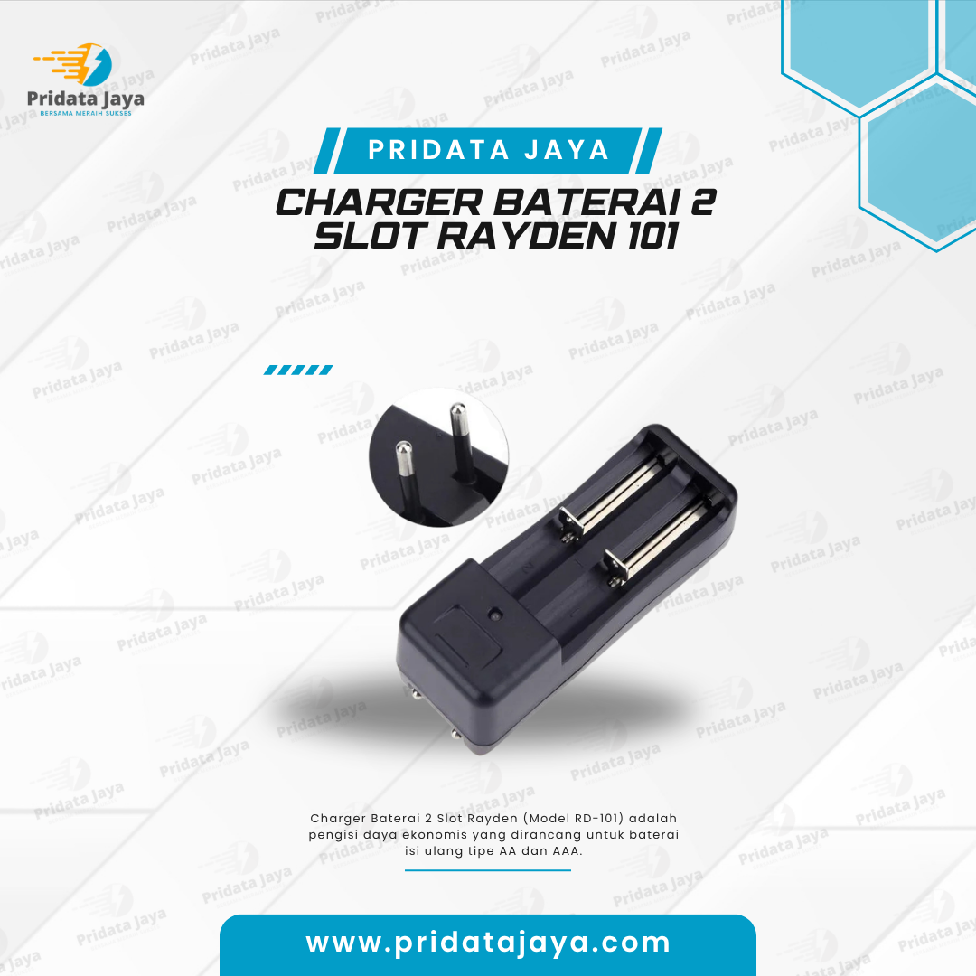 Charger Baterai 2 Slot Rayden 101