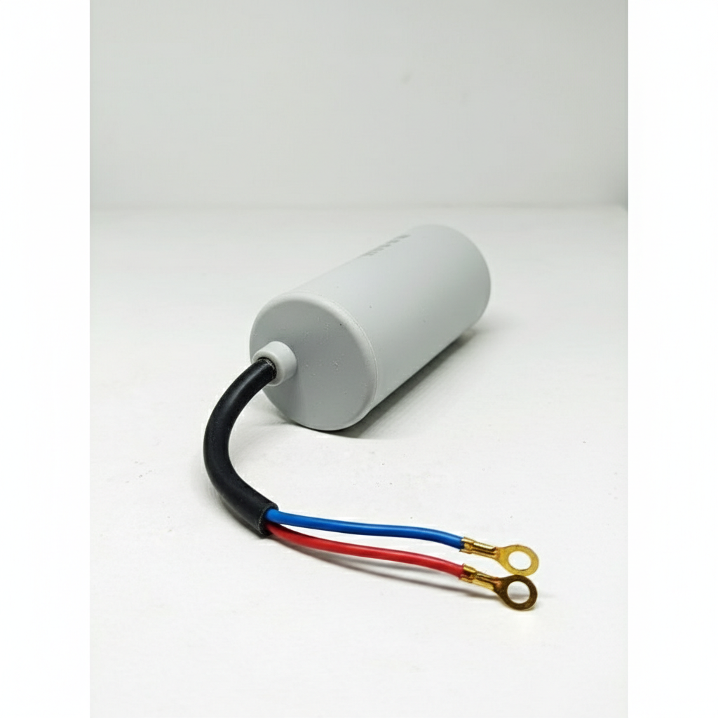 Kapasitor Bulat SSF 2 Pin 16mf 450v + Kabel Soket