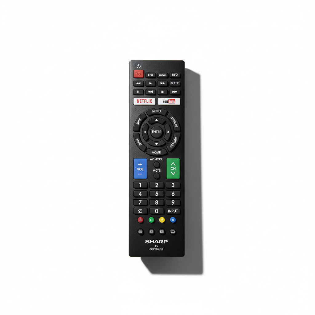 Remote TV Sharp CH 648