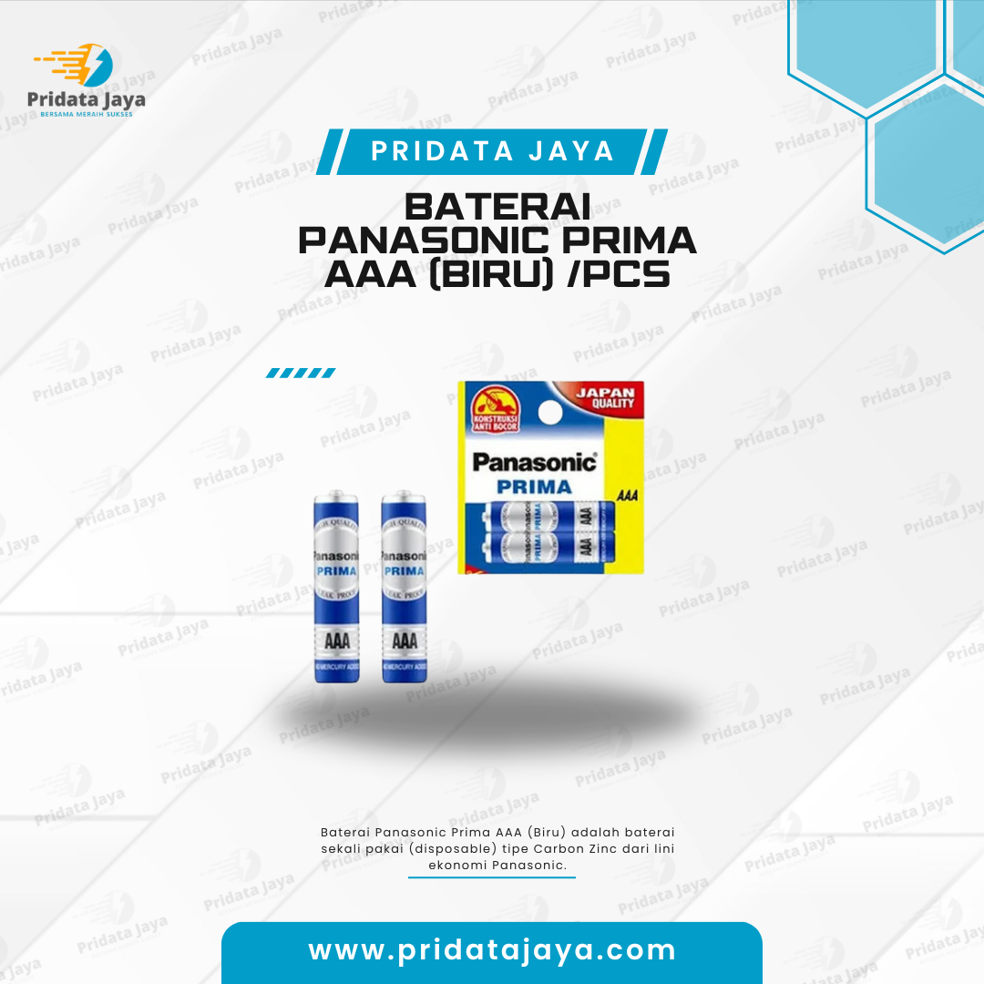 Baterai Panasonic Prima AAA (Biru) /pcs