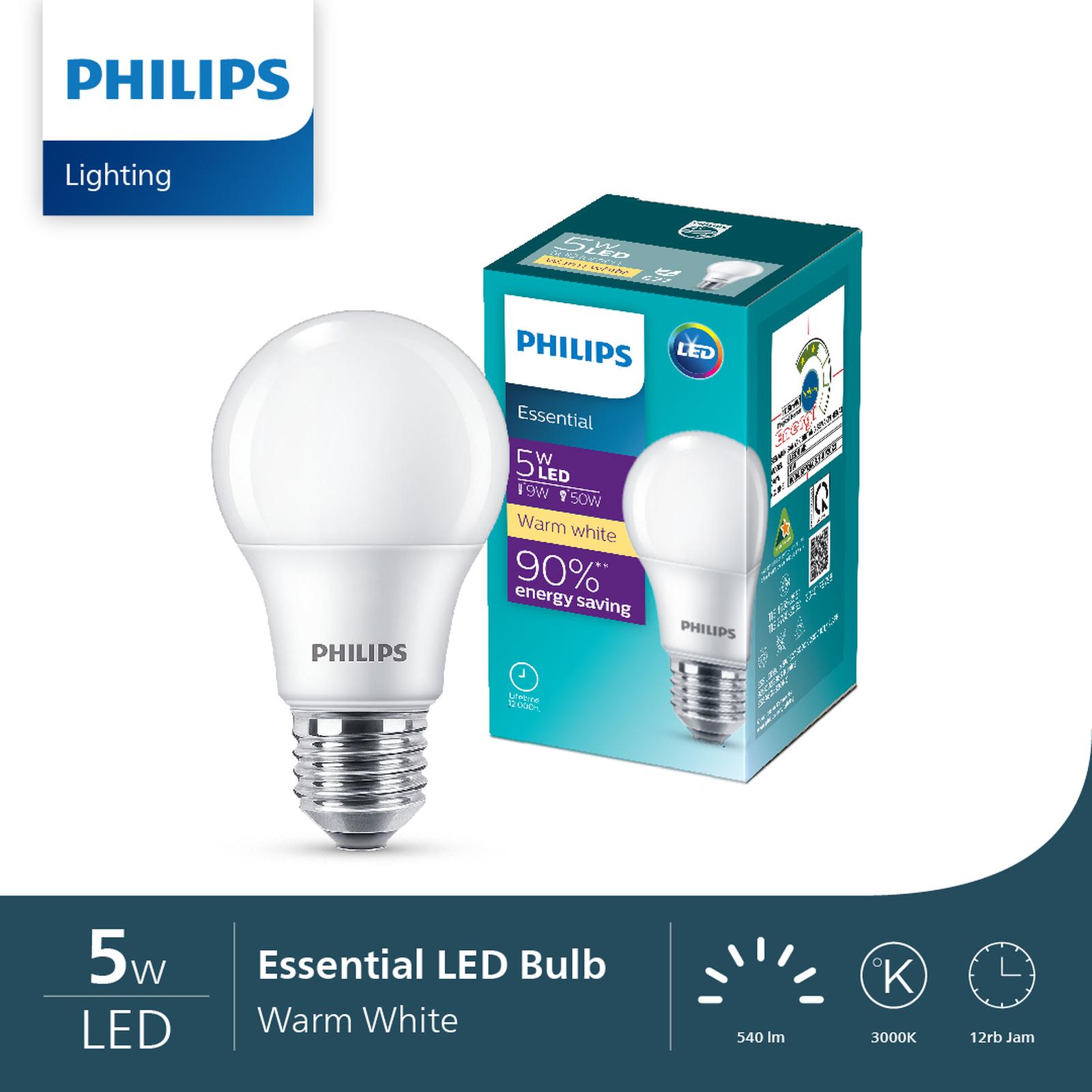 Led Philips Ess 5w Kuning