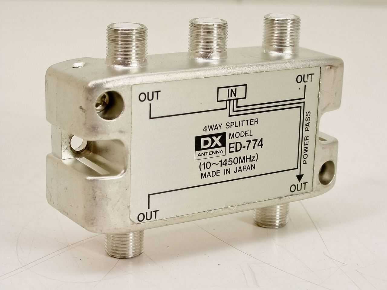 Splitter 4 Way DX