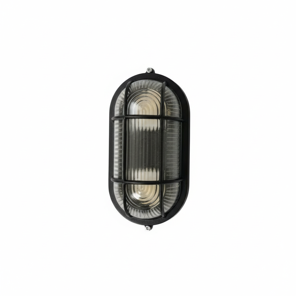 Lampu Kapal Himawari Besi Hitam TM0905/K (Kaca Bening)
