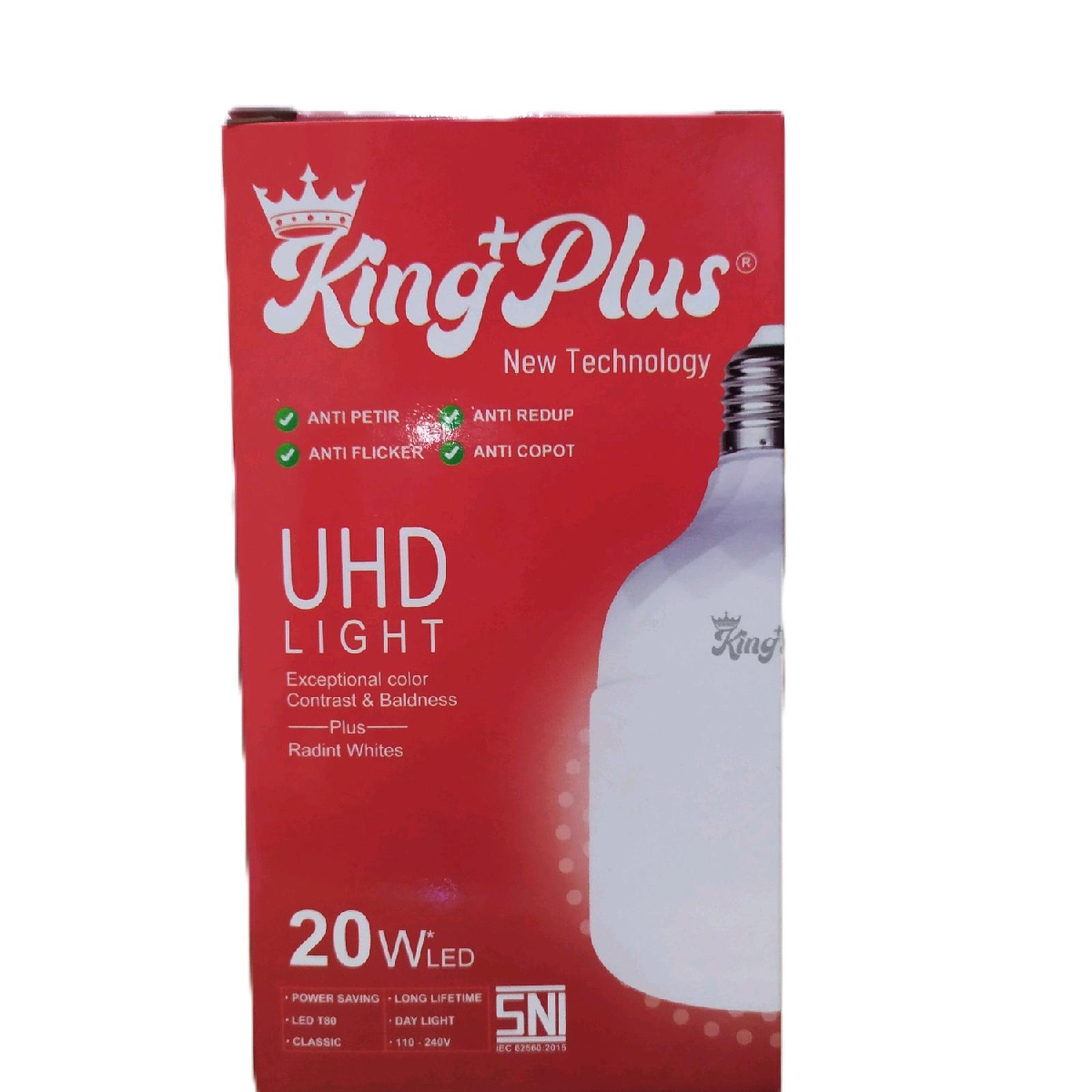 Led King Plus Regular T-Bulb 20w 7000K