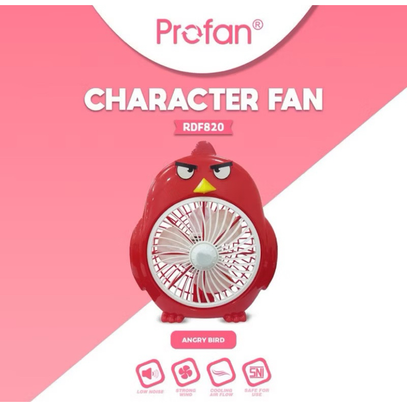 Kipas Profan Box Fan Karakter 8' Angry Bird