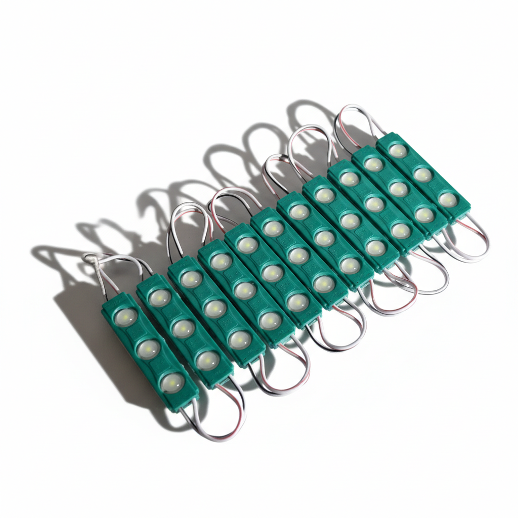 Led Modul 3 Led 5054 Hijau