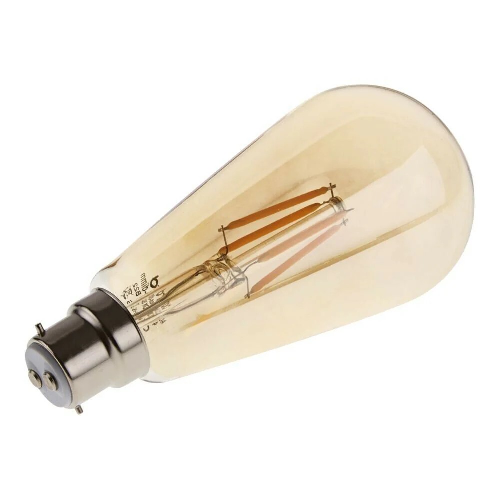Led Filament 4w ST64 (Dim) Dus Coklat