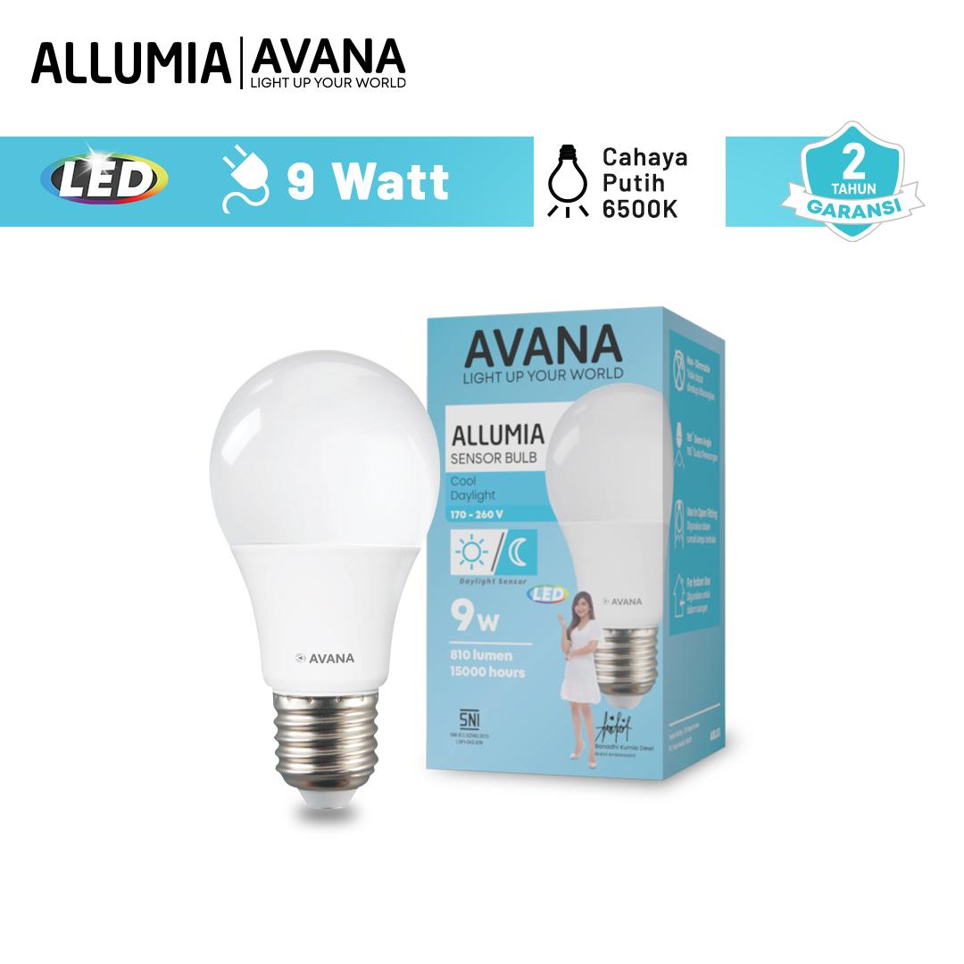 Led Avana Daylight Sensor Bulb 9w 6500K