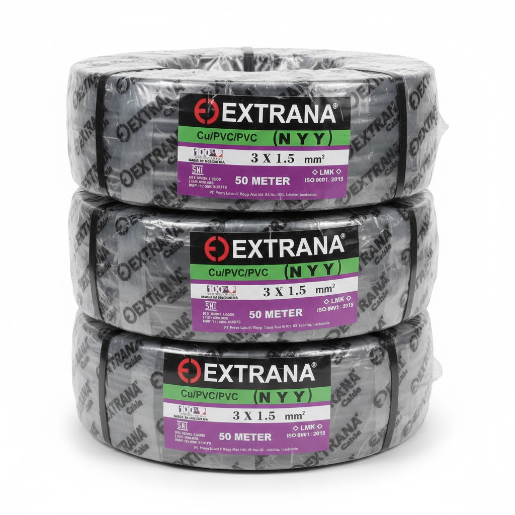Kabel Extrana NYY 3x 1,5 50m