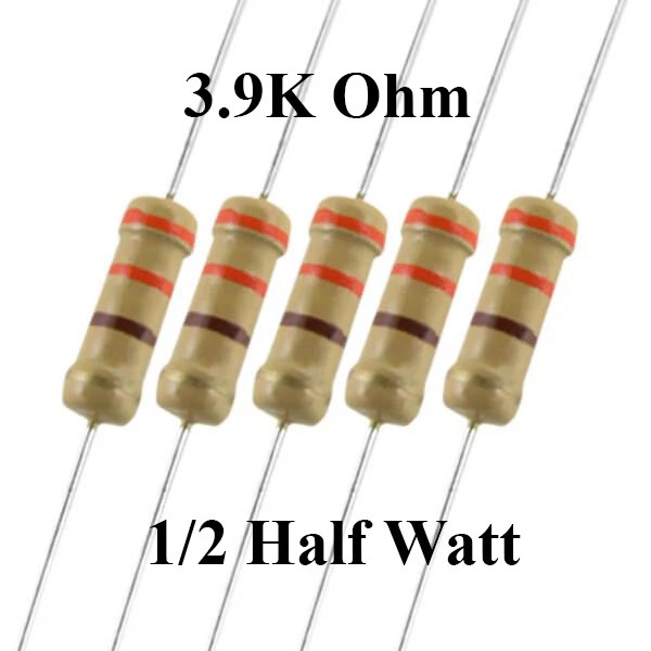 Resistor 1/2 Watt 3K9 Ohm