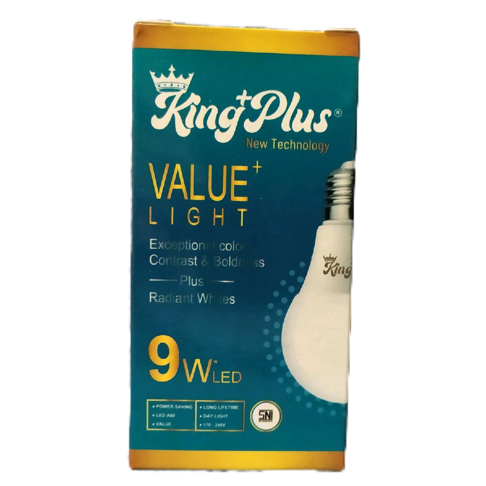 Led King Plus Value+ A-Bulb 9w 7000K