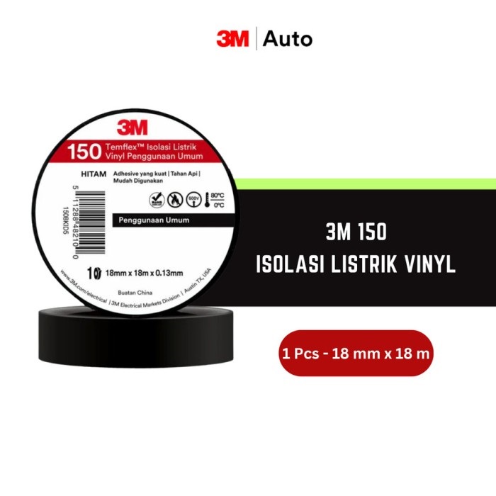 Isolasi 3M 1258JR / Temflex 150