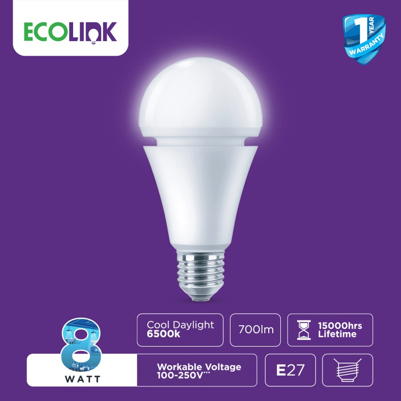 Led Ecolink 8w Putih