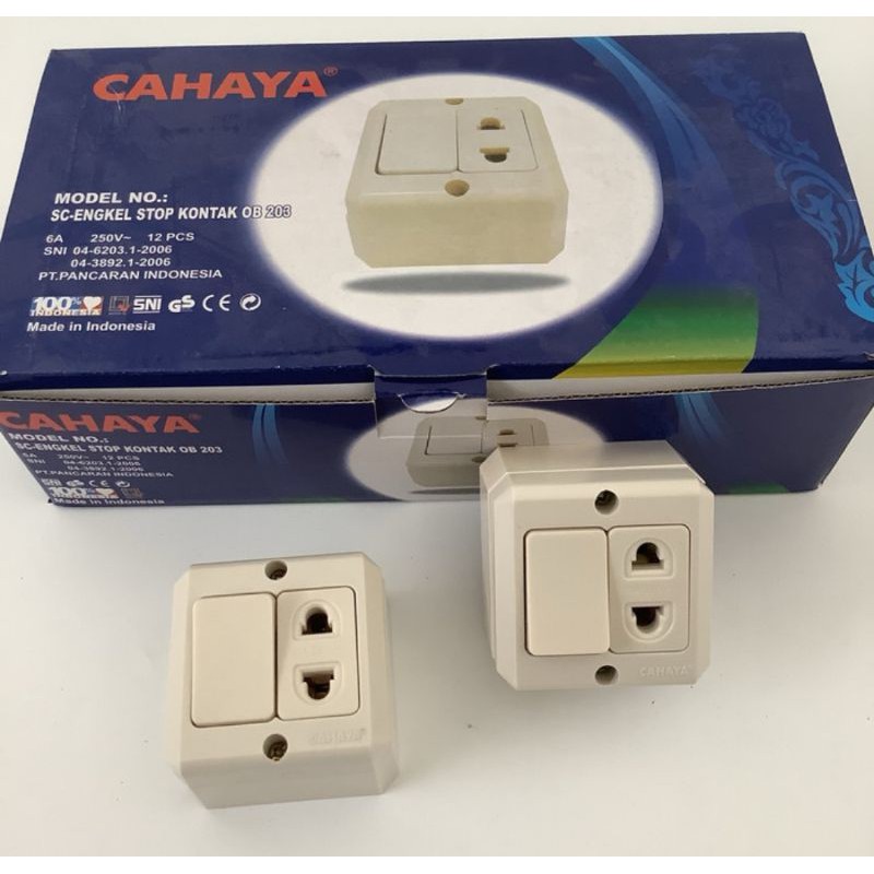 Saklar Cahaya + Stop OB SC 203